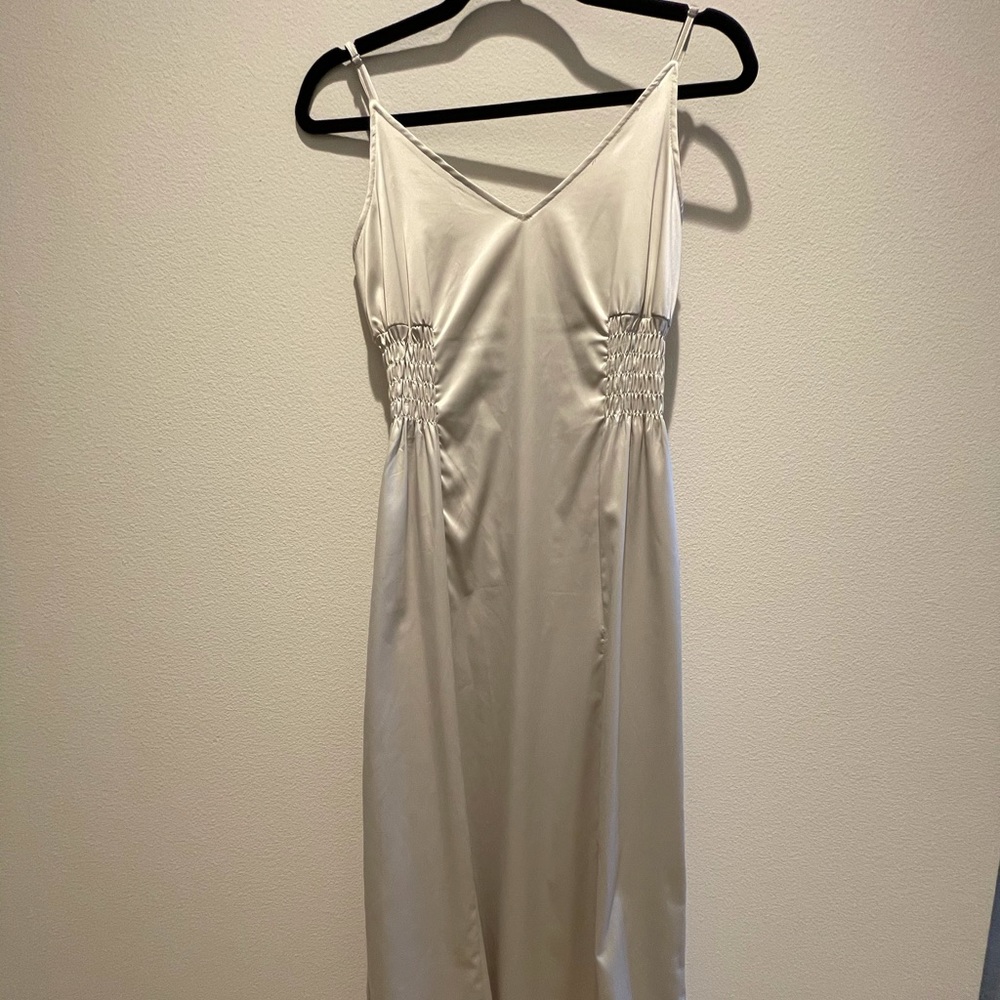 Zara silky slip dress